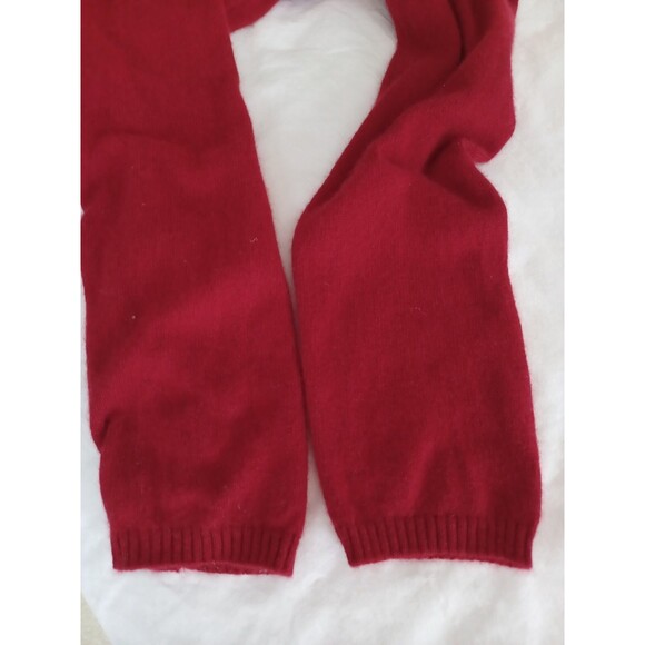 Cashmere Sweater Women M Turtleneck Red - Picture 4 of 4